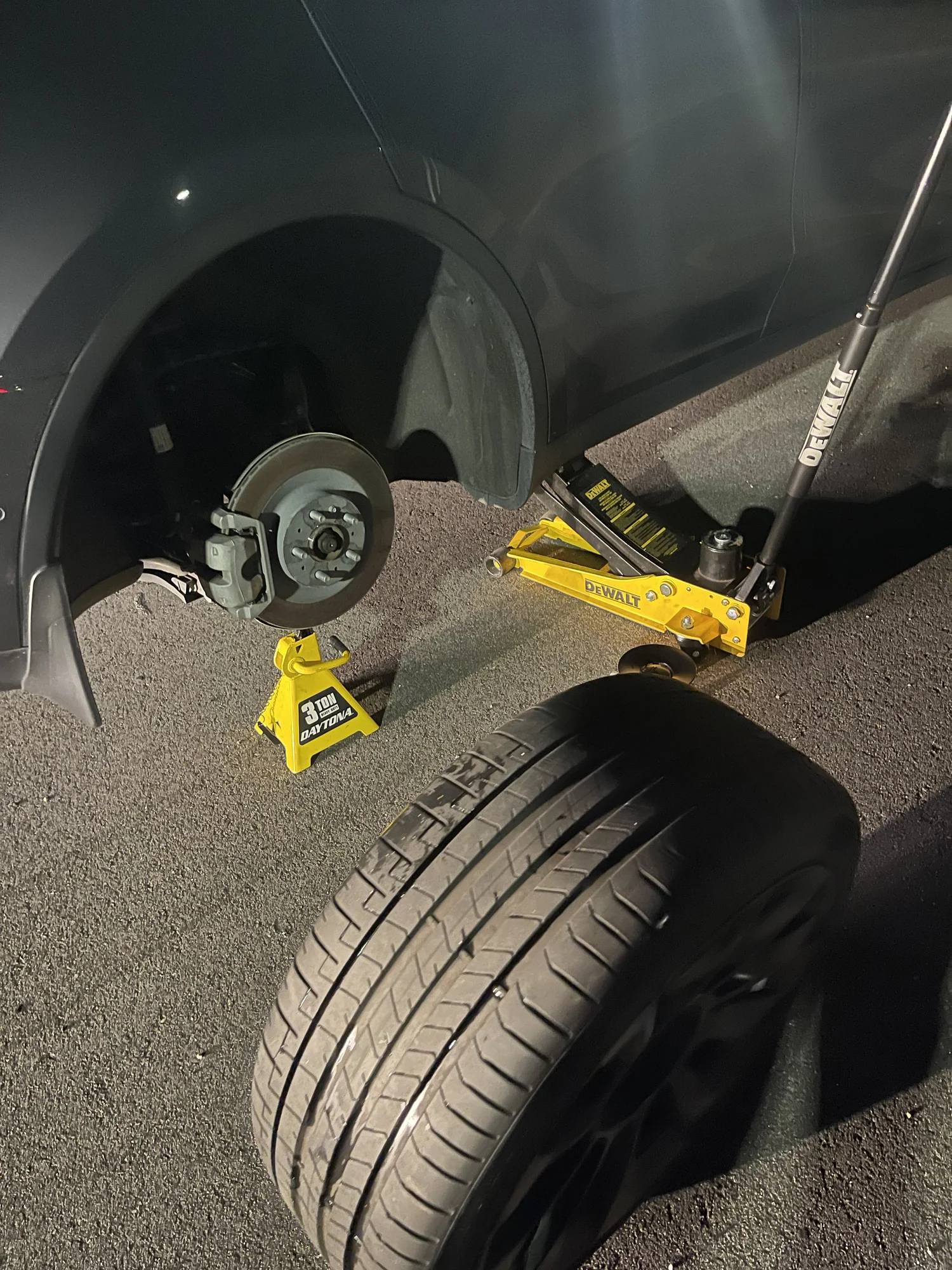Amp Rescue mobile tire and roadside assistance vehicle in Knightdale, North Carolina